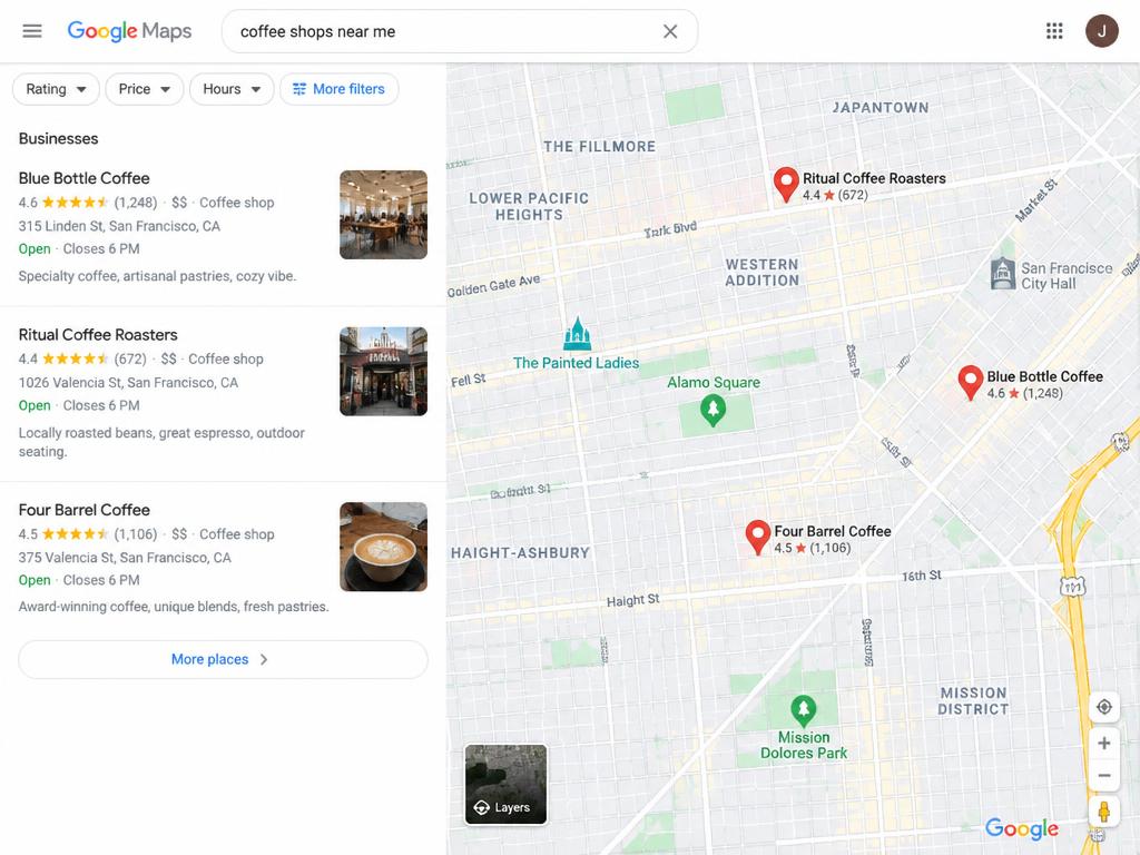 Local Map Visibility