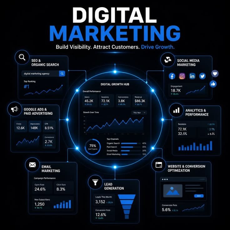 Digital Marketing for U.S. businesses — Solution Cave Marketing